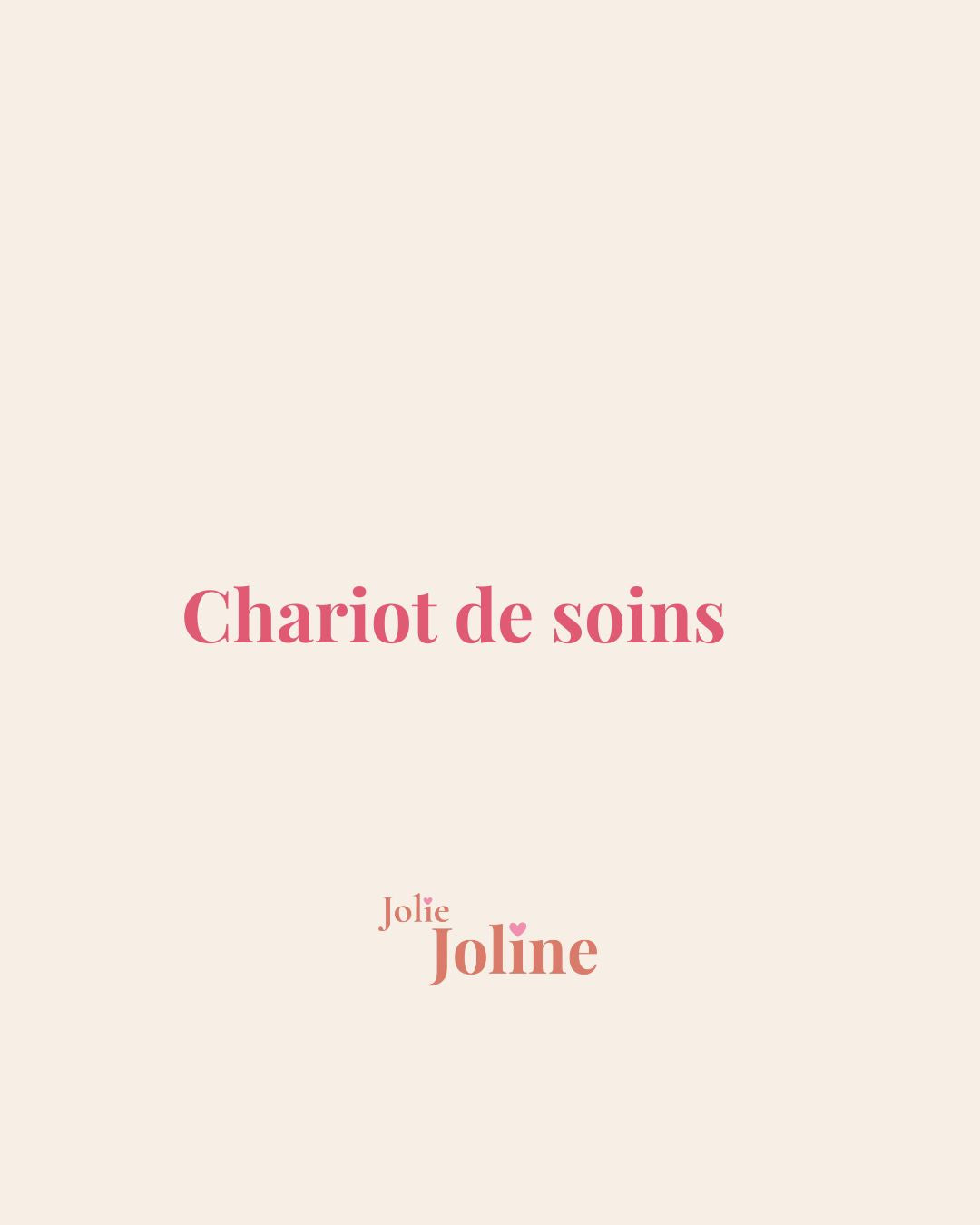 Chariot de soins